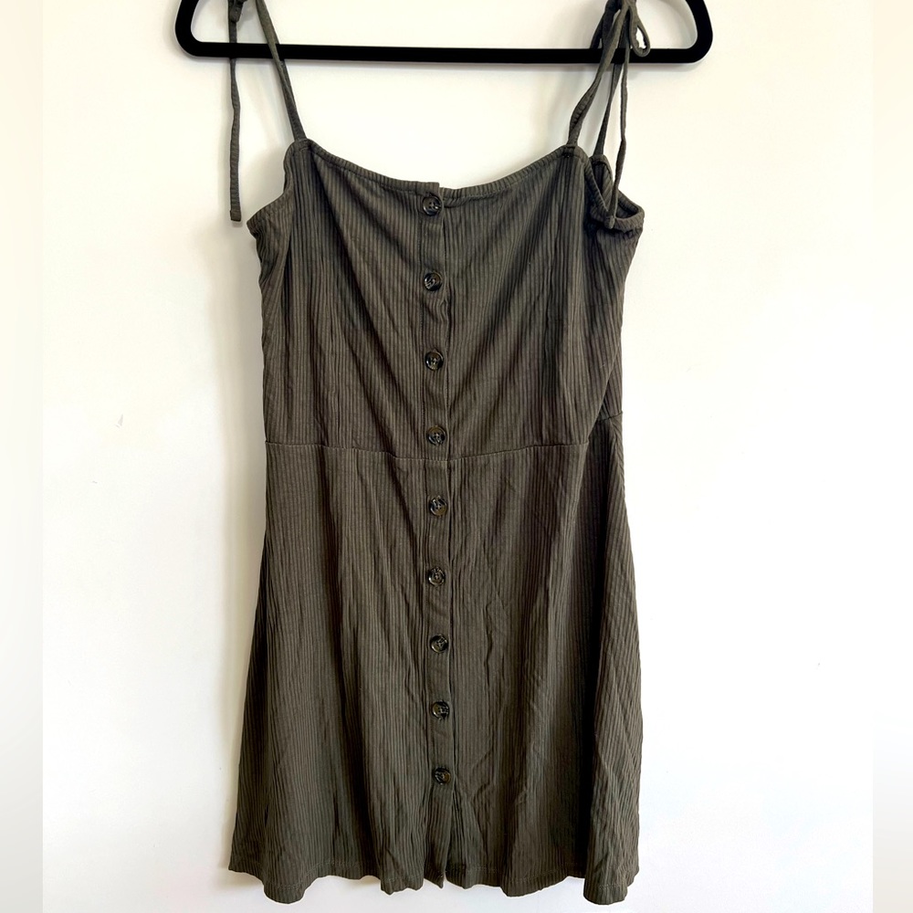 Topshop Olive Dress